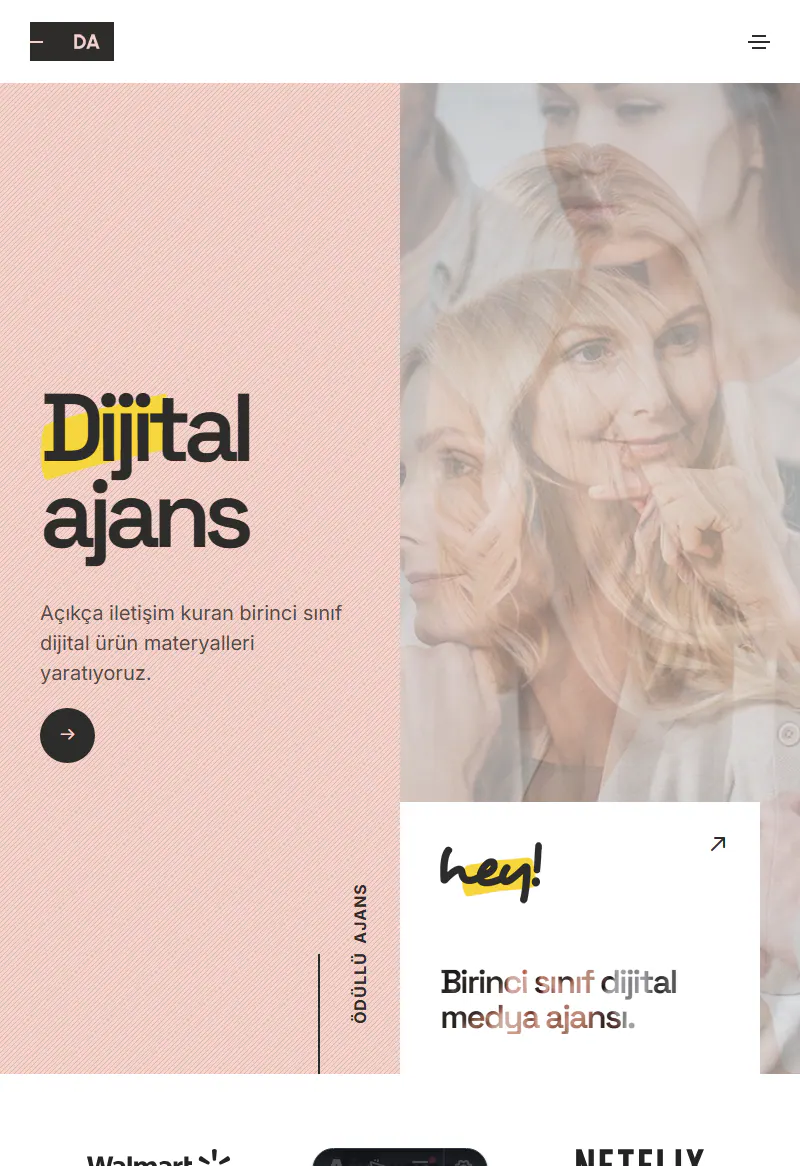 Dijital Pazarlama Ajansı web sitesi tasarımı