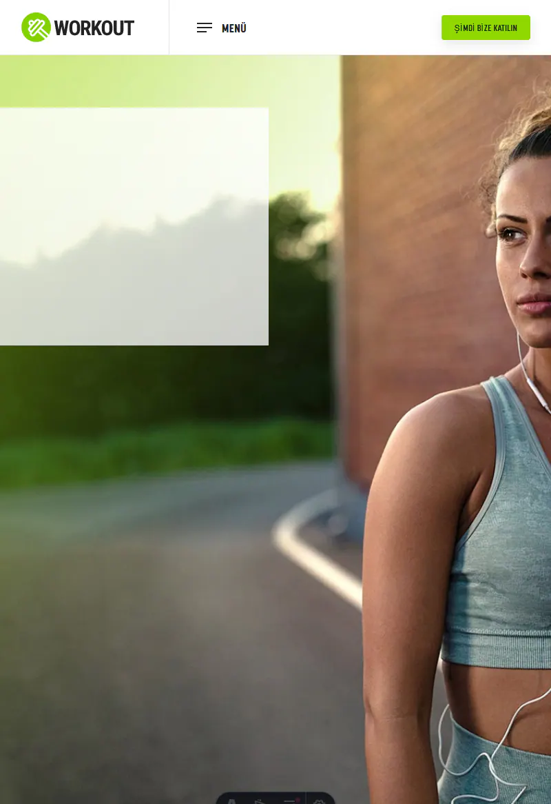 Fitness ve Spor Merkezi web sitesi tasarımı