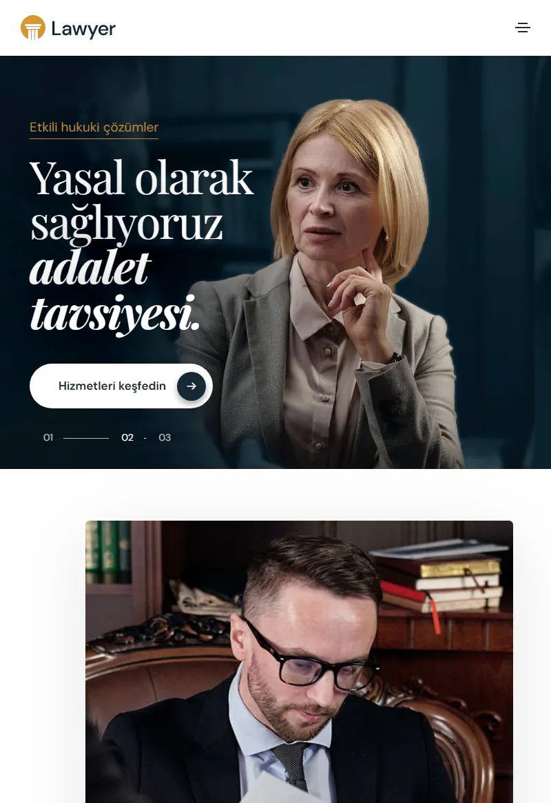 Hukuk Bürosu web sitesi tasarımı