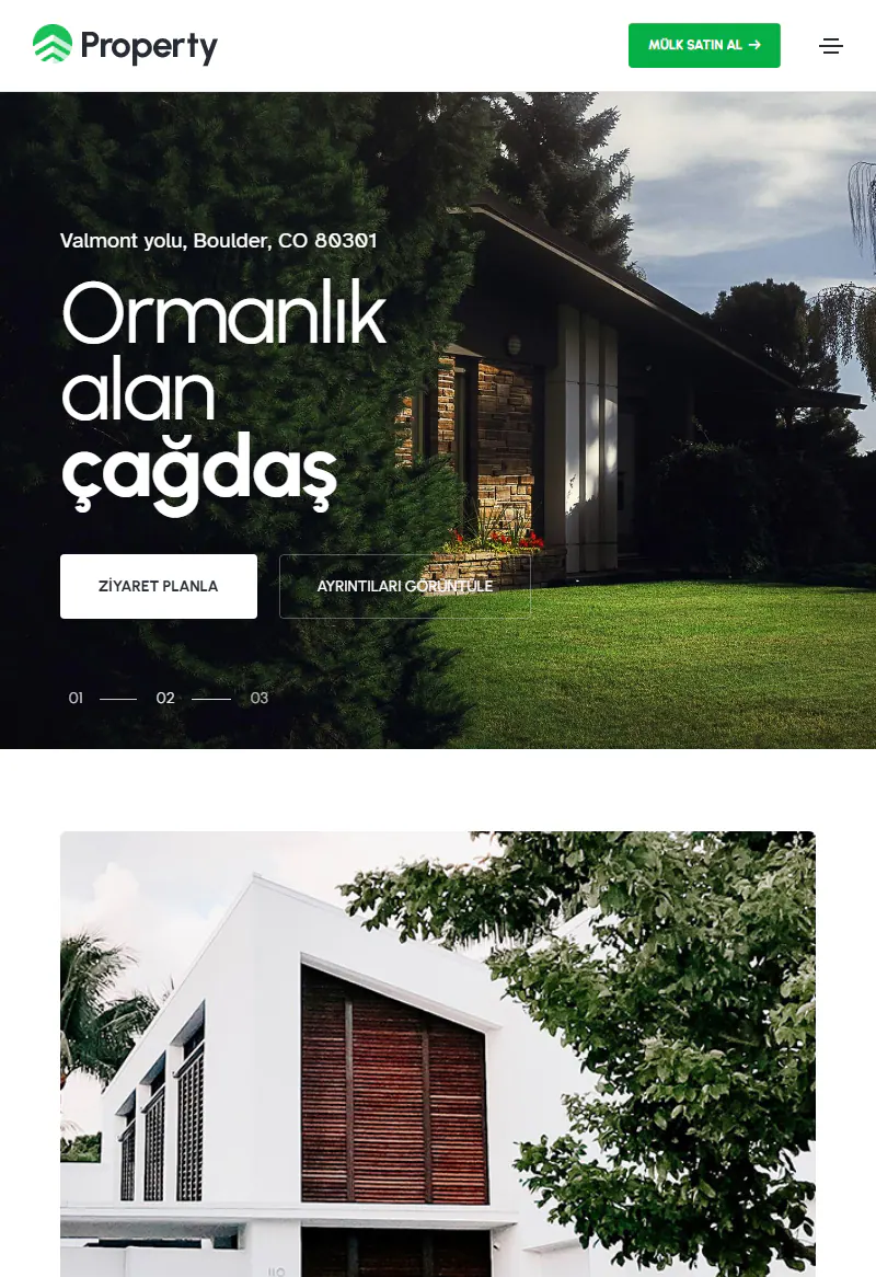 Gayrimenkul Ofisi web sitesi tasarımı